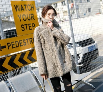  17219 Austrial lamb shearling coat	