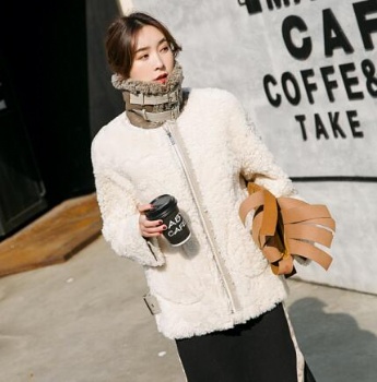 17250 Austrial lamb shearling coat