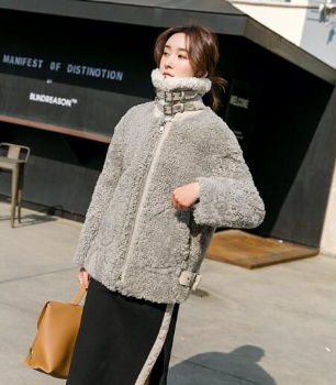  17250 Austrial lamb shearling coat	