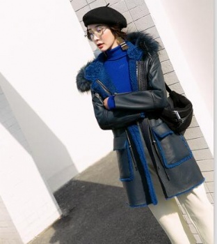 17144 Austrial lamb shearling coat