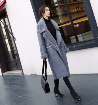 17255 Austrial lamb shearling coat