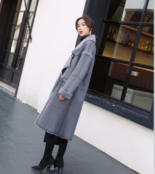  17255 澳洲羊羔毛皮毛一体夹克	