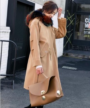  17205 Austrial lamb shearling coat	