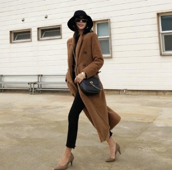 17260 Turkey Merino Lamb Shearling coat