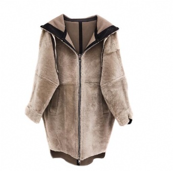 17181 ReversibleTurkey Merino Lamb Shearling coat	