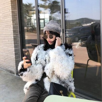  17268 Spain Tigrado lamb Shearling Coat	