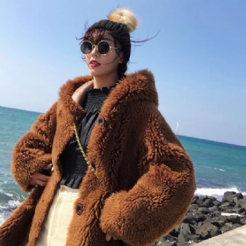 17141-3Turkey Merino Lamb Shearling coat