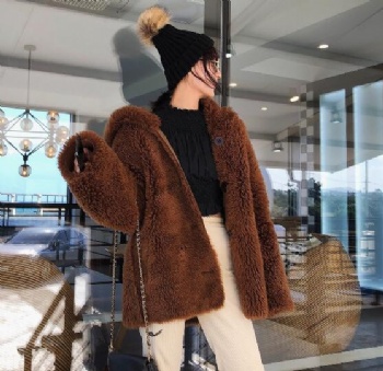  17141-3Turkey Merino Lamb Shearling coat	