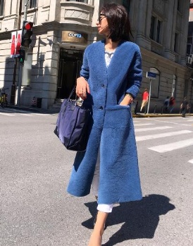 17206 Turkey Merino Lamb Shearling coat