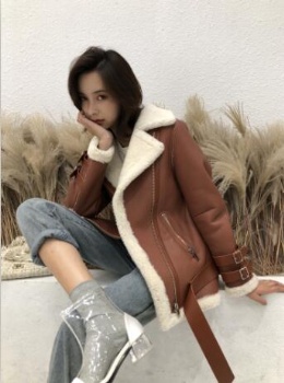 19021 Australian sheepskin coat