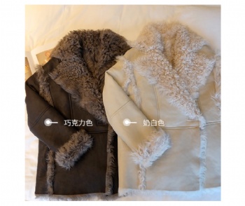  19215 toscana lamb shearling coat	