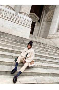  19098 toscanan lamb shearling coat	