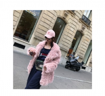 19098 tigrado lamb shearling coat