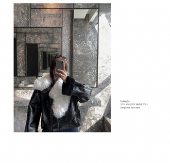 20604 tigrado lamb shearling lady fashion coat