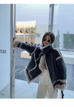  Toscana curly wool lamb shearling coat YW140	