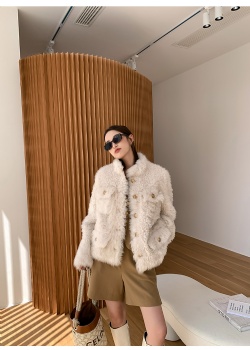 Toscana curly wool lamb shearling coat WZ803