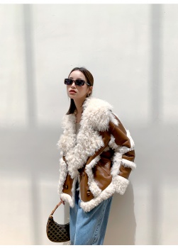  Toscana curly wool lamb shearling coat BK248	