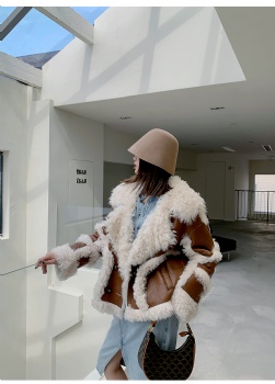  Toscana curly wool lamb shearling coat BK248	