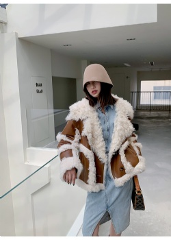 Toscana curly wool lamb shearling coat BK248