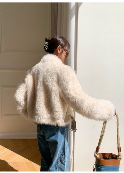  Toscana curly wool lamb shearling coat YW147	