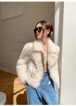 Toscana curly wool lamb shearling coat YW147