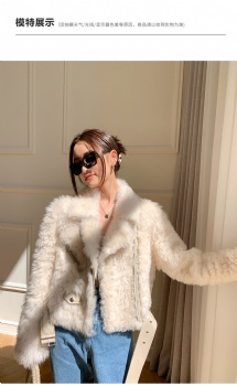  Toscana curly wool lamb shearling coat YW147	