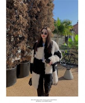 Toscana curly wool lamb shearling coat BK296