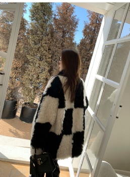  Toscana curly wool lamb shearling coat BK296	