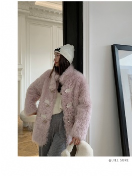  Toscana curly wool lamb shearling coat BK230	