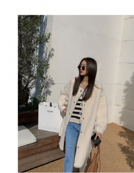  Spain Merino Lamb Shearling trench coat 9012	