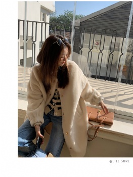  Spain Merino Lamb Shearling trench coat 9012	