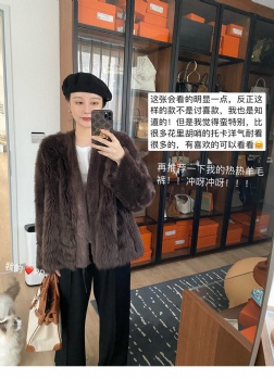  RG4607 意大利进口托斯卡纳原生态皮毛一体	