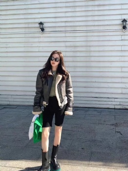  YW101- Turkey Merino Lamb Shearling coat	