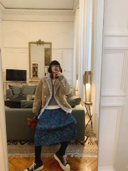 20643 Turkey Merino Lamb Shearling coat