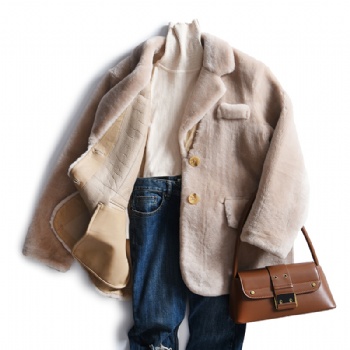 20589- Turkey Merino Lamb Shearling coat