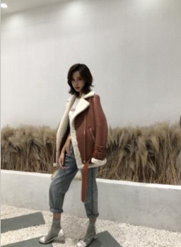  19021- Turkey Merino Lamb Shearling coat	