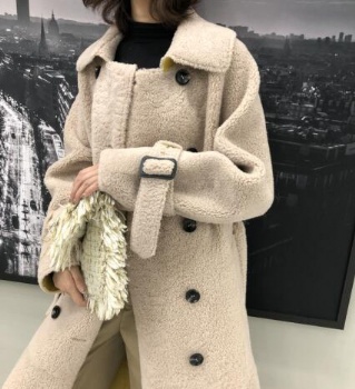 19059- Turkey Merino Lamb Shearling coat