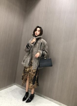  19069- Turkey Merino Lamb Shearling coat	