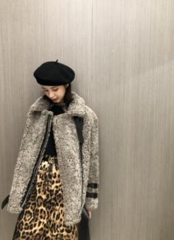  19069- Turkey Merino Lamb Shearling coat	