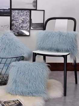  Mongolian Lamb skins Pillow	