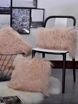  Mongolian Lamb skins Pillow	