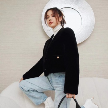  DK399- Turkey Merino Lamb Shearling coat	