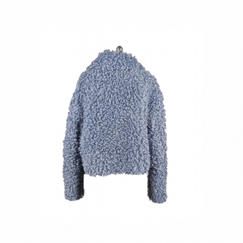  Faux tigrado lamb shearling coat YW040	